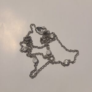 Judith Ripka Diamonique Station Necklace